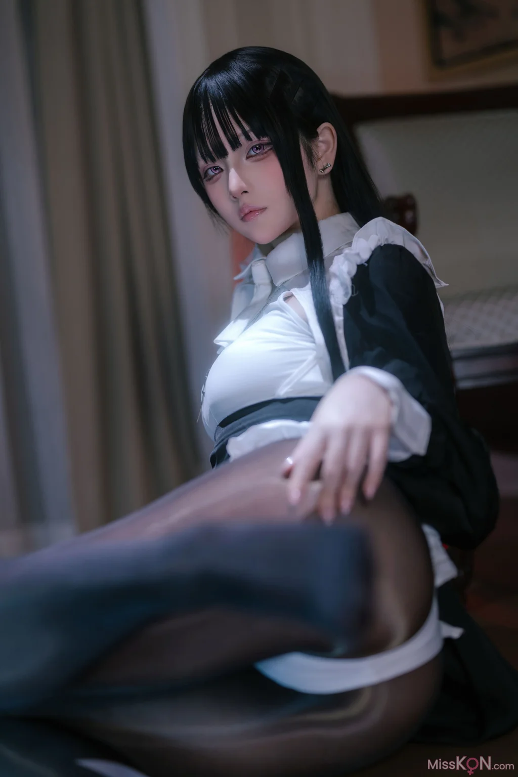 Coser@屿鱼: 黑丝修女 (40 photos) – Page 2
