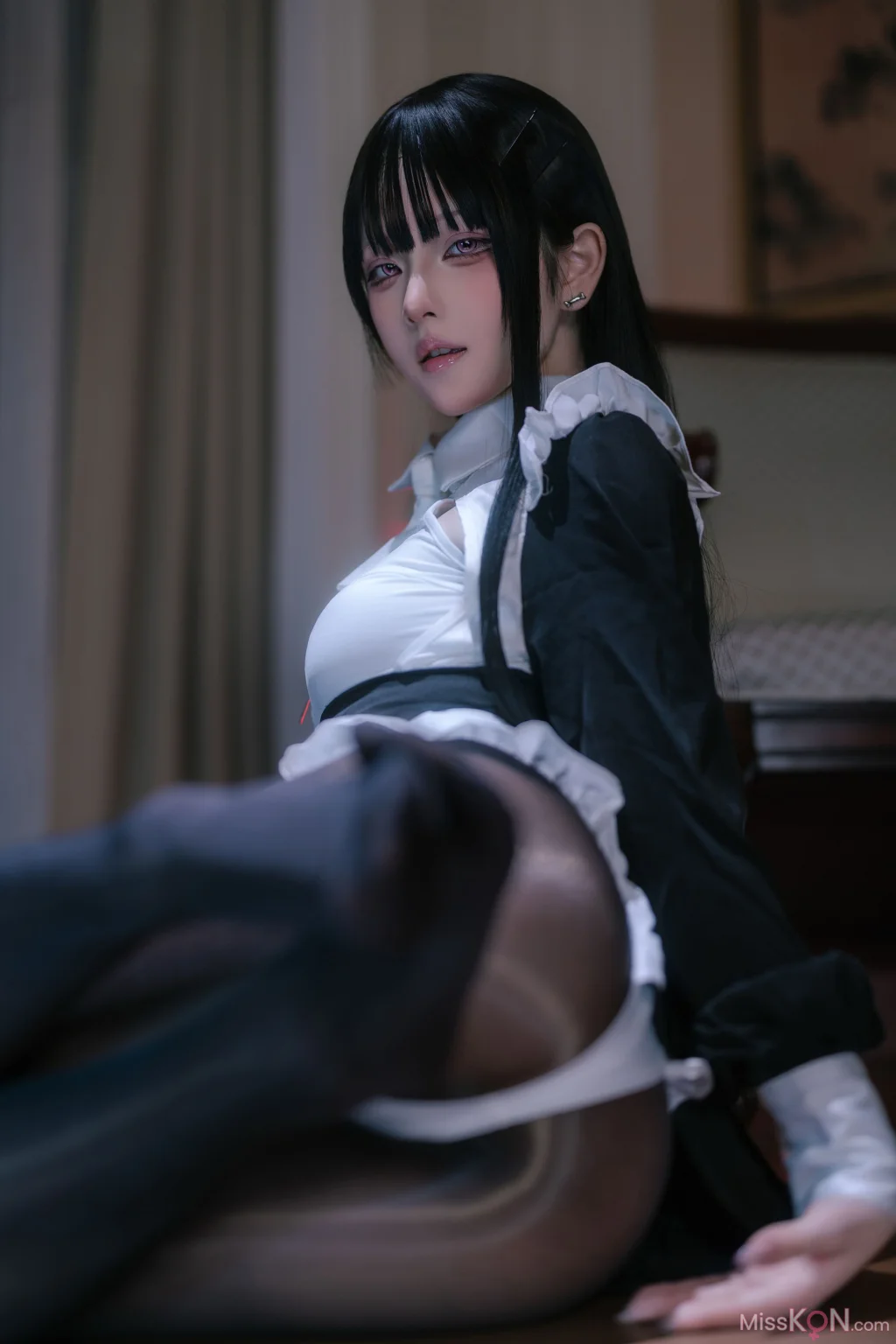 Coser@屿鱼: 黑丝修女 (40 photos) – Page 2