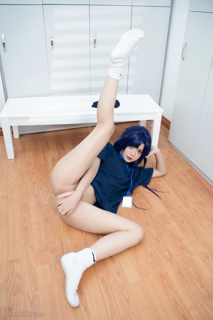Coser@PoppaChan: Hayase Yuuka (95 photos + 12 videos)