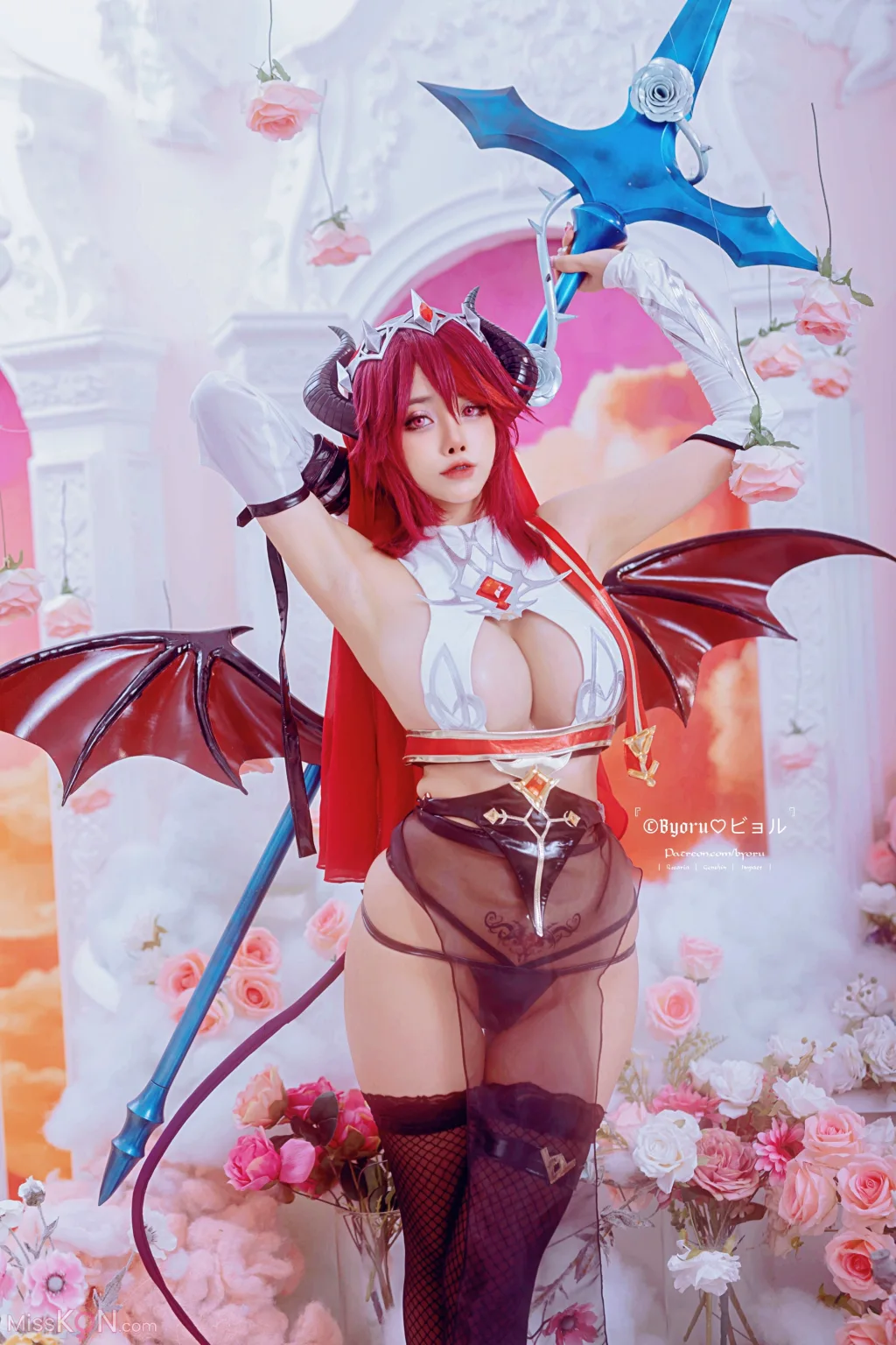 Coser@Byoru: Rosaria Succubus (Genshin Impact) (61 photos)