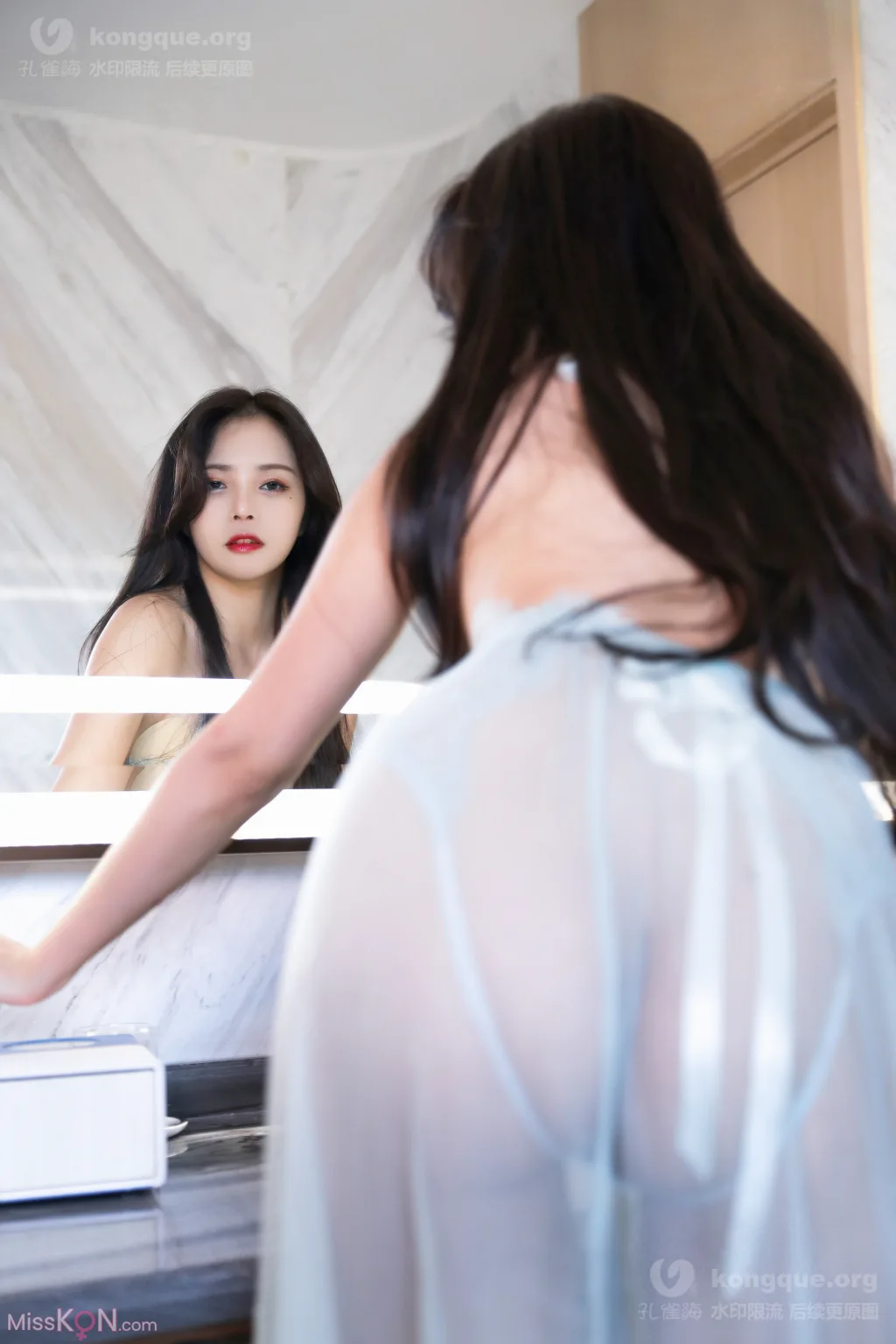 Coser@苏嫣嫣阿姨: 蓝色薄纱裙 (38 photos + 4 videos) – Page 2