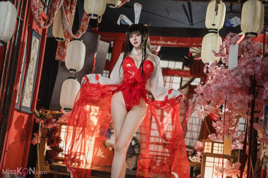 Coser@Natsuko夏夏子: 碧蓝航线 大山巫女兔 (71 photos)