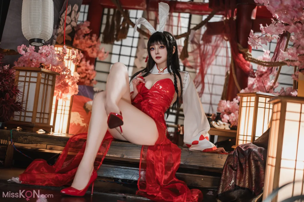 Coser@Natsuko夏夏子: 碧蓝航线 大山巫女兔 (71 photos)