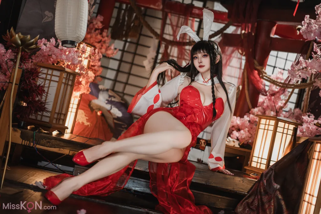 Coser@Natsuko夏夏子: 碧蓝航线 大山巫女兔 (71 photos)