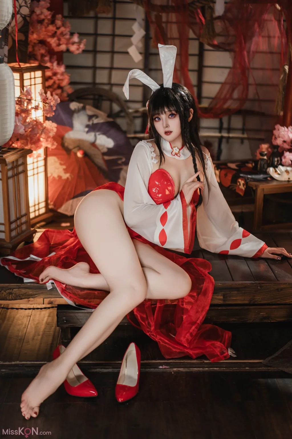 Coser@Natsuko夏夏子: 碧蓝航线 大山巫女兔 (71 photos) – Page 2