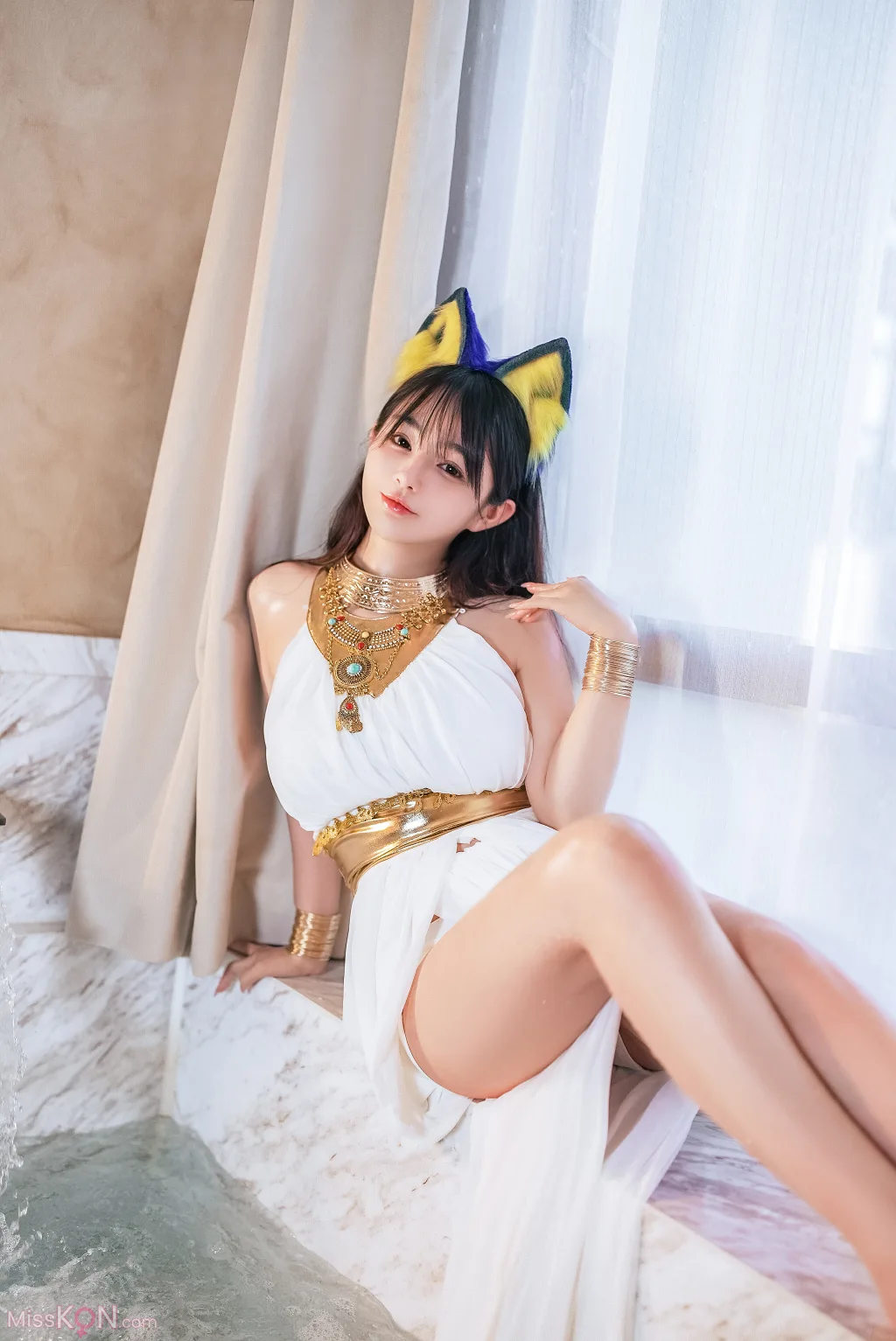 Coser@桜井宁宁: 白色猫娘 (132 photos)
