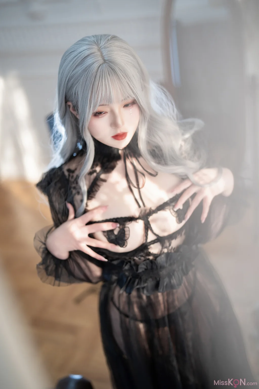 Coser@Natsuko夏夏子: Black Butterfly (62 photos)