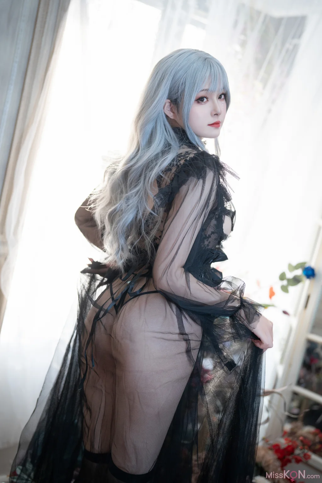 Coser@Natsuko夏夏子: Black Butterfly (62 photos)