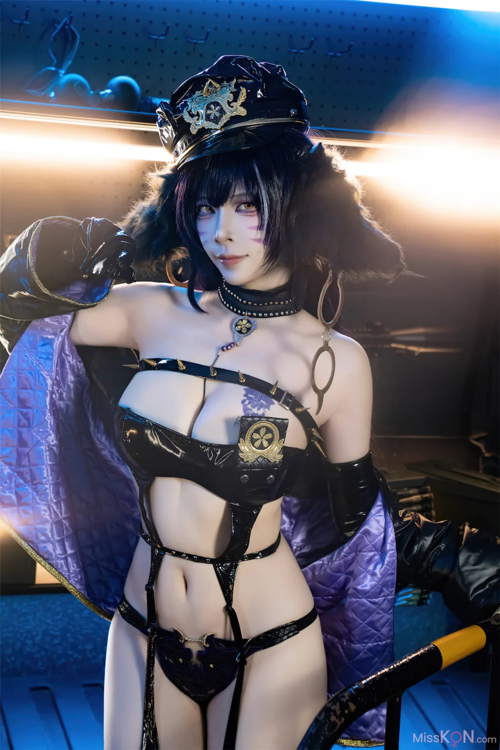 Coser@二佐Nisa: 碧蓝航线 武藏 女警 (25 photos)