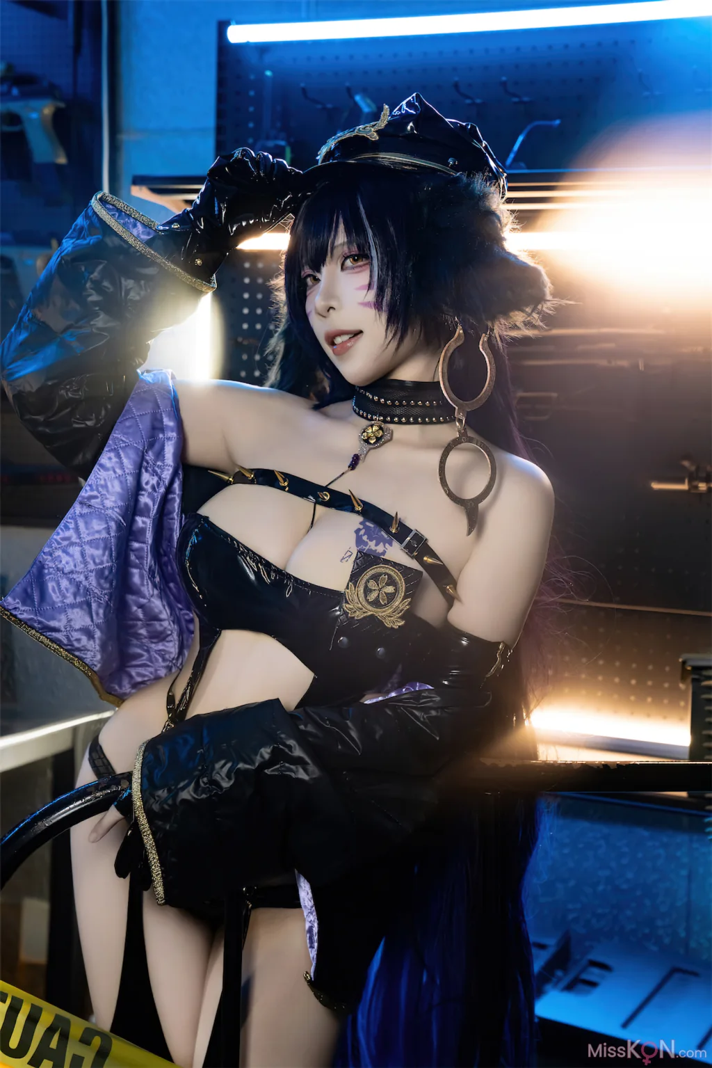 Coser@二佐Nisa: 碧蓝航线 武藏 女警 (25 photos)