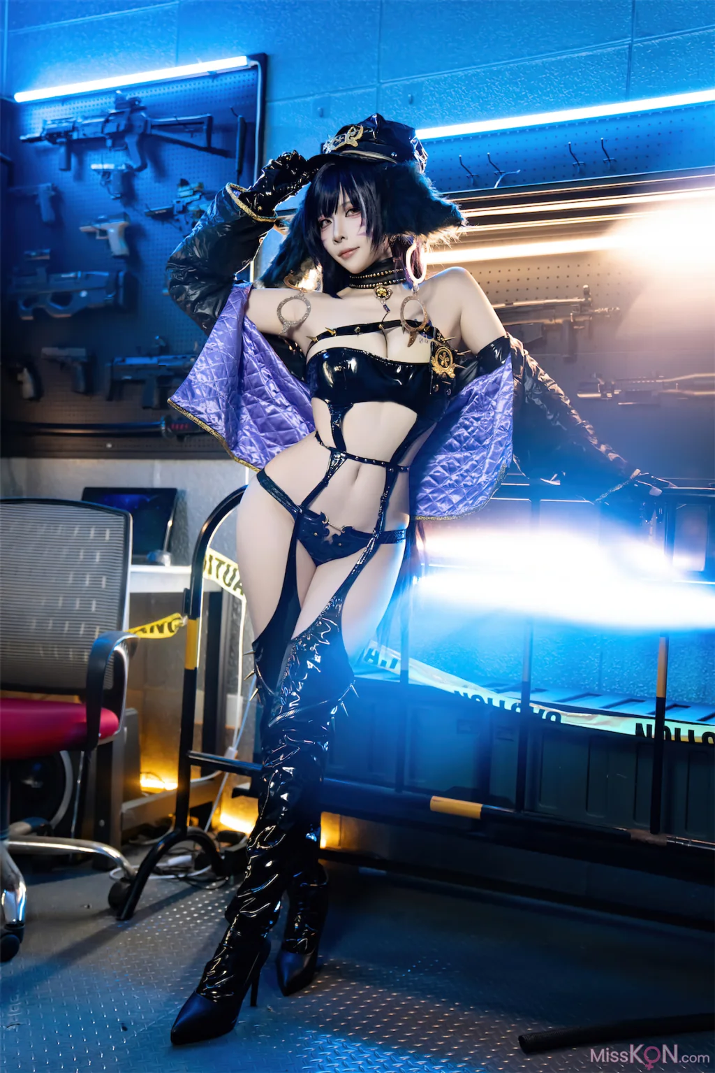 Coser@二佐Nisa: 碧蓝航线 武藏 女警 (25 photos) – Page 2