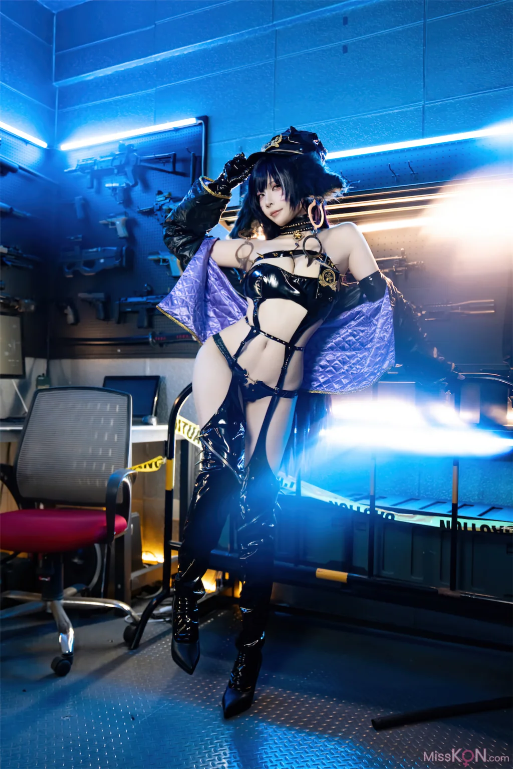 Coser@二佐Nisa: 碧蓝航线 武藏 女警 (25 photos) – Page 2