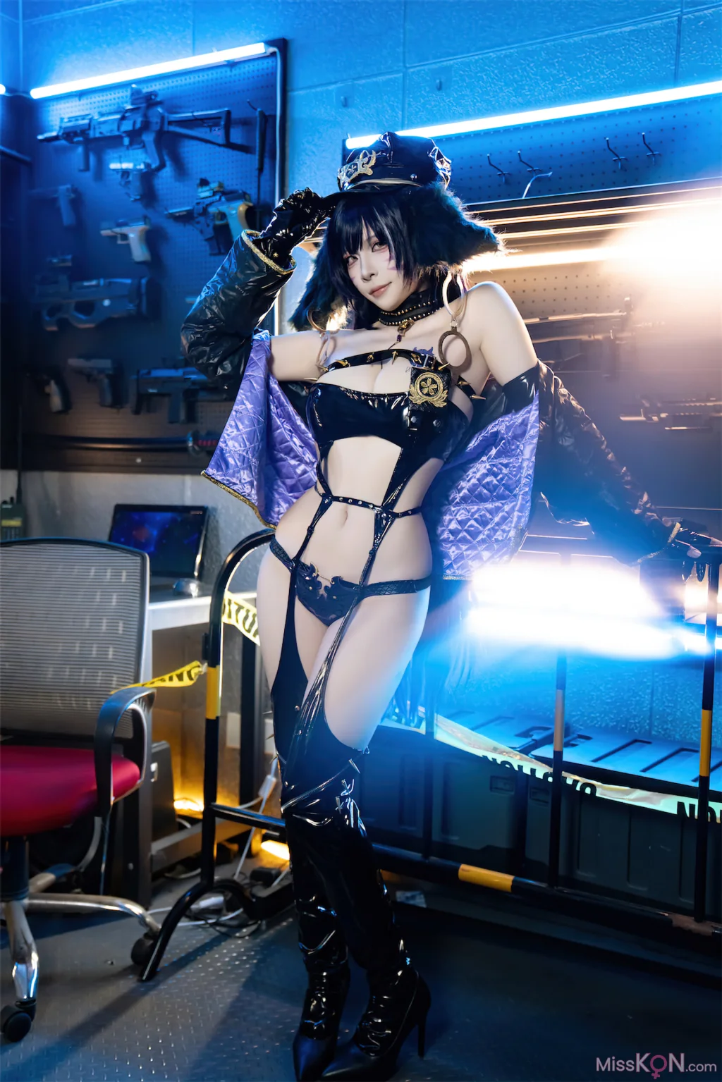 Coser@二佐Nisa: 碧蓝航线 武藏 女警 (25 photos) – Page 2