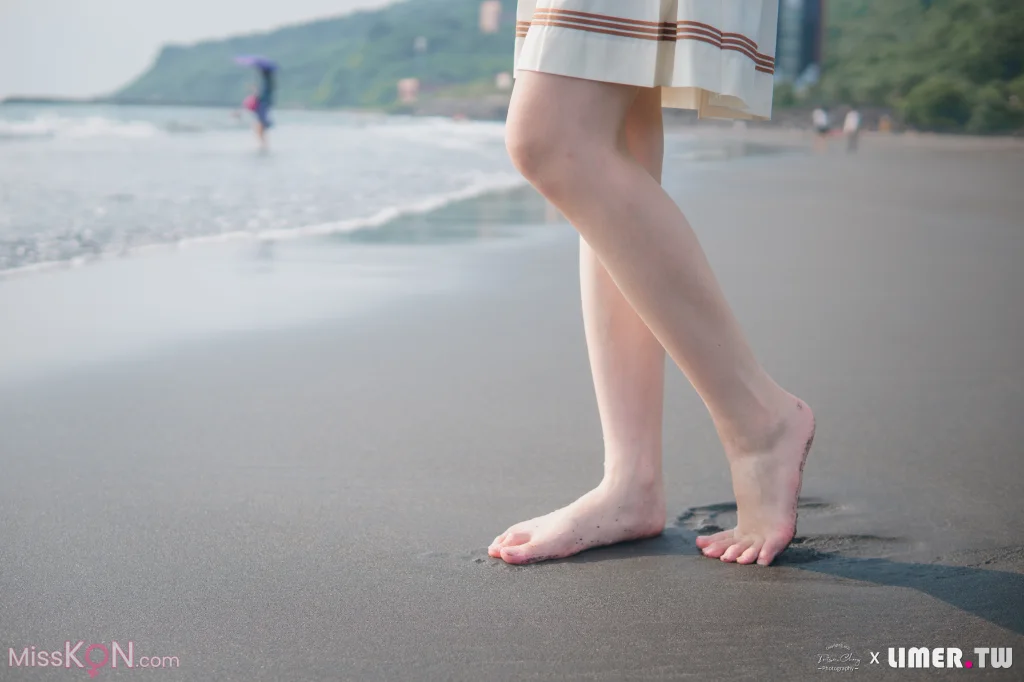 [Limerence原创] No.044: 海蓝 JK盛夏服海边戏水 (300 photos + 1 video) – Page 2