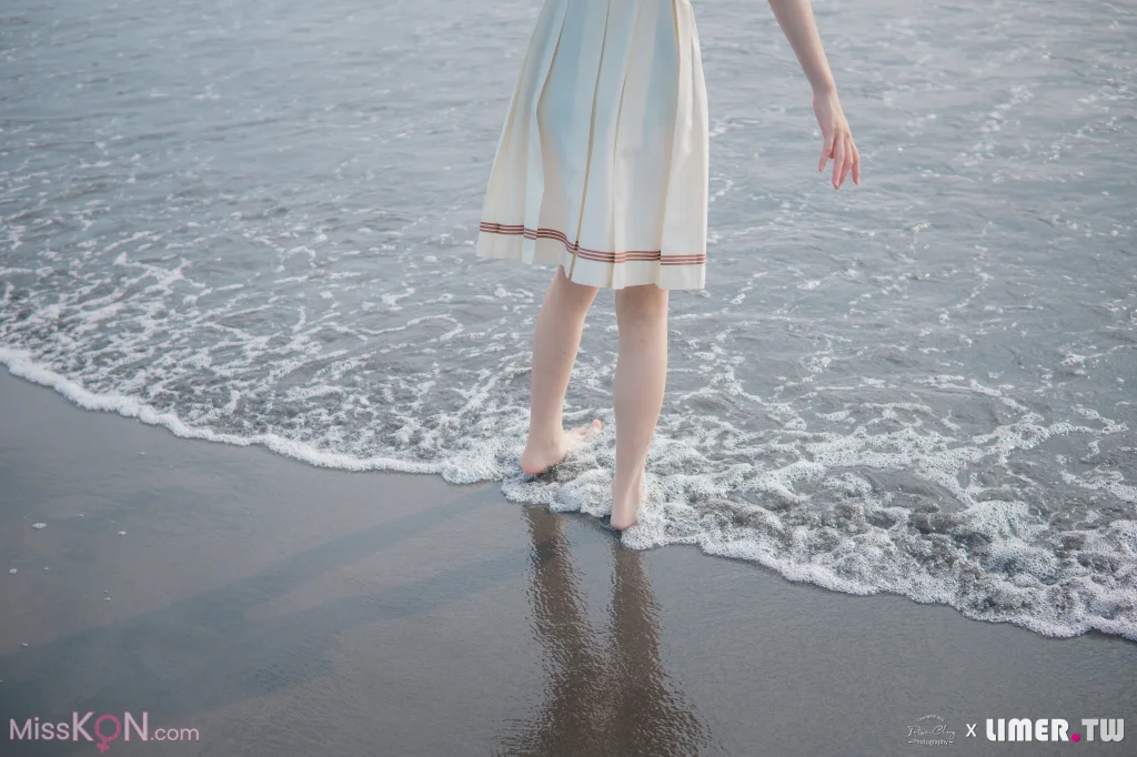 [Limerence原创] No.044: 海蓝 JK盛夏服海边戏水 (300 photos + 1 video) – Page 3