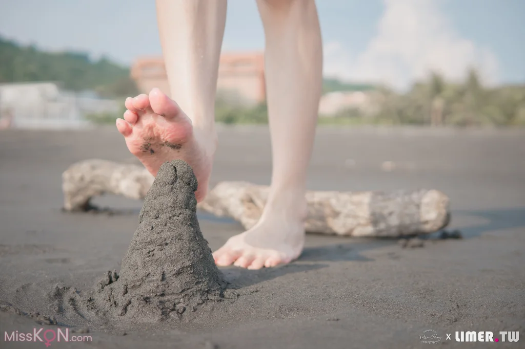 [Limerence原创] No.044: 海蓝 JK盛夏服海边戏水 (300 photos + 1 video) – Page 3