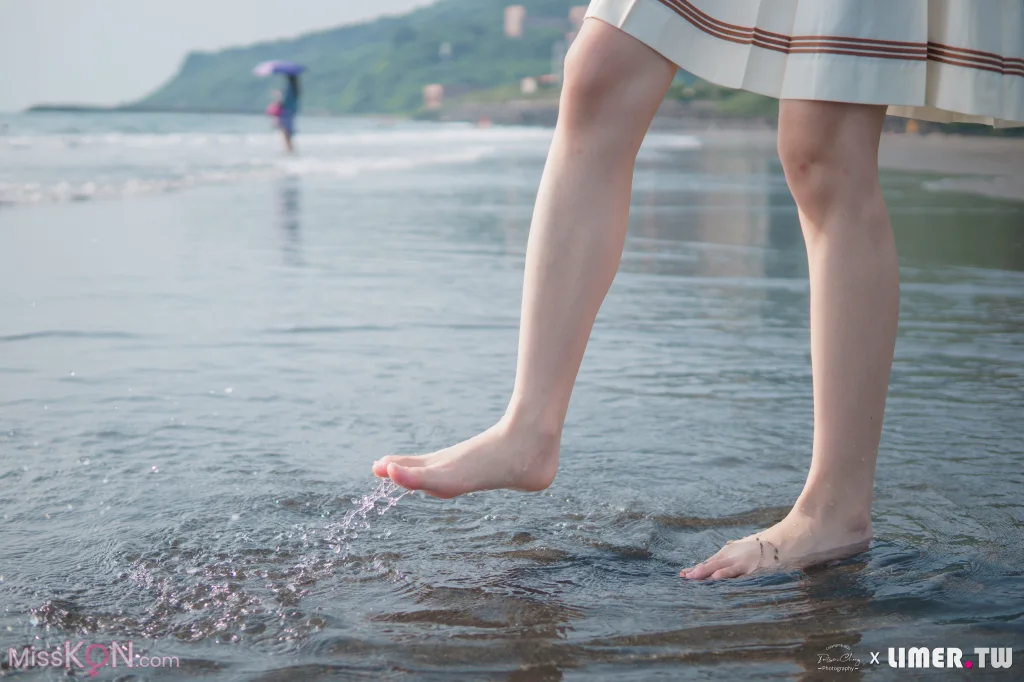 [Limerence原创] No.044: 海蓝 JK盛夏服海边戏水 (300 photos + 1 video) – Page 3