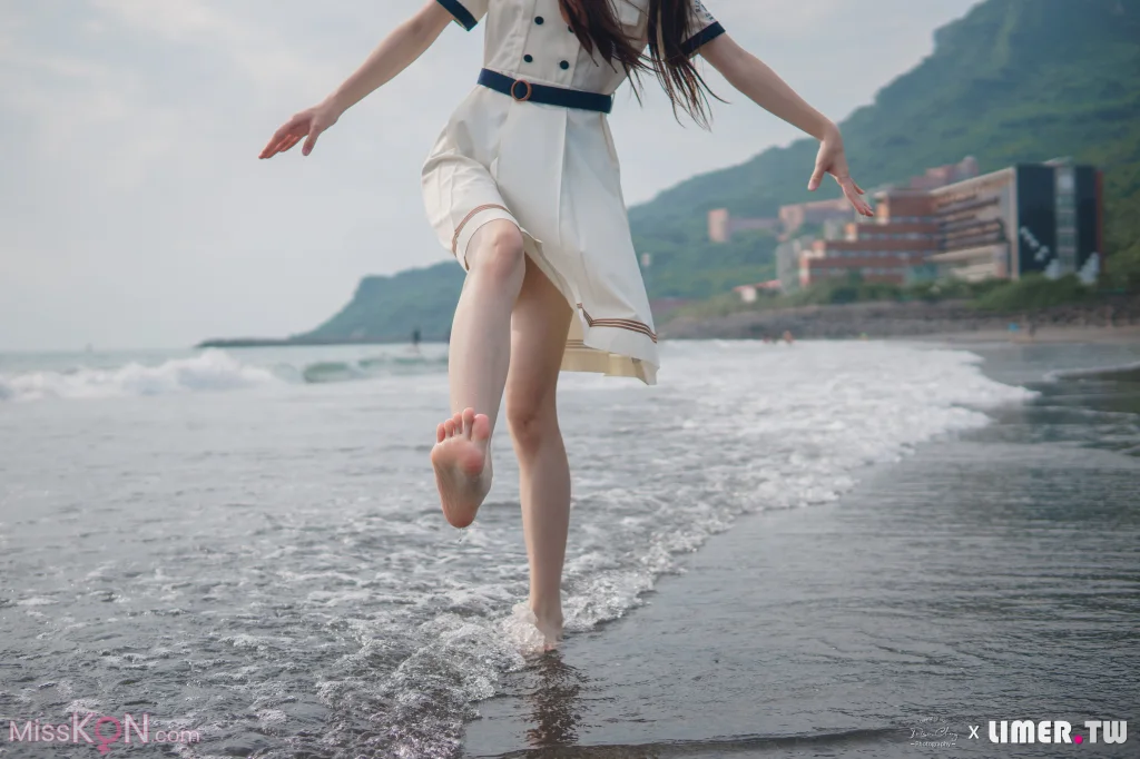 [Limerence原创] No.044: 海蓝 JK盛夏服海边戏水 (300 photos + 1 video) – Page 3