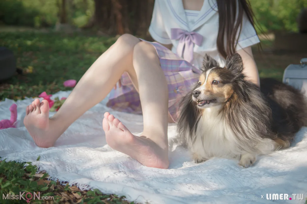 [Limerence原创] No.047: 海蓝 白皙希腊脚 JK户外野餐 (199 photos + 1 video) – Page 3