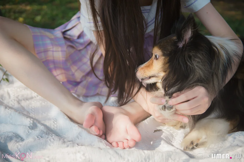 [Limerence原创] No.047: 海蓝 白皙希腊脚 JK户外野餐 (199 photos + 1 video) – Page 2