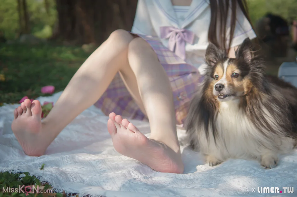 [Limerence原创] No.047: 海蓝 白皙希腊脚 JK户外野餐 (199 photos + 1 video) – Page 3