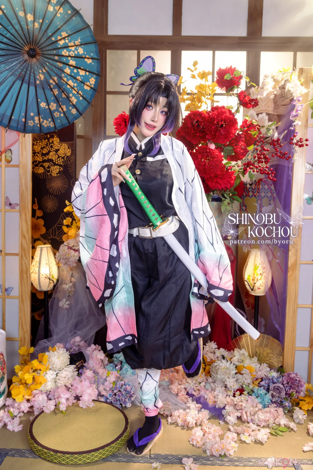 Coser@Byoru: Shinobu Kochou HD – 鬼灭之刃 蝴蝶忍 (72 photos + 27 videos)