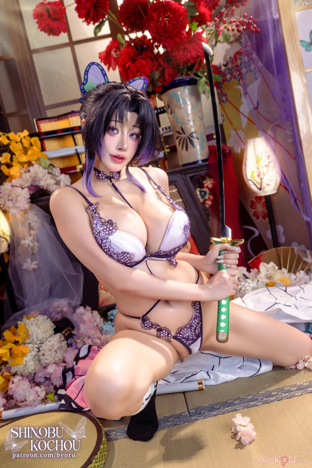Coser@Byoru: Shinobu Kochou HD – 鬼灭之刃 蝴蝶忍 (72 photos + 27 videos)