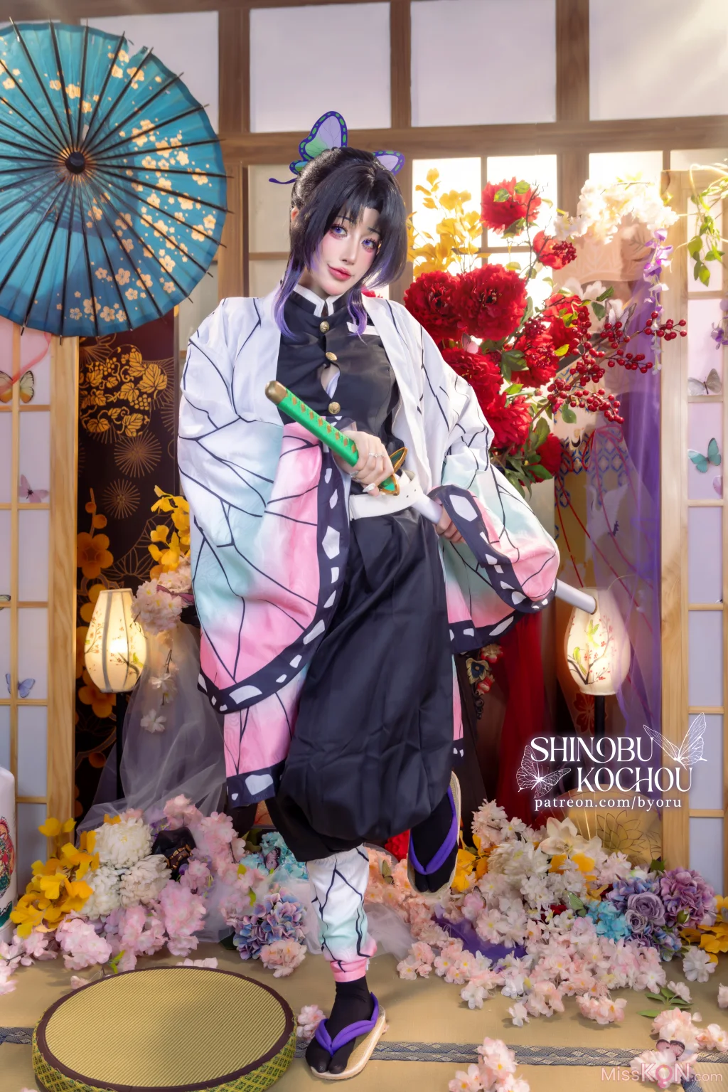 Coser@Byoru: Shinobu Kochou HD – 鬼灭之刃 蝴蝶忍 (72 photos + 27 videos)