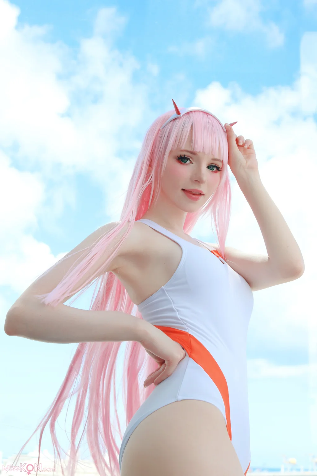 Coser@Peach milky: ZeroTwo (78 photos)