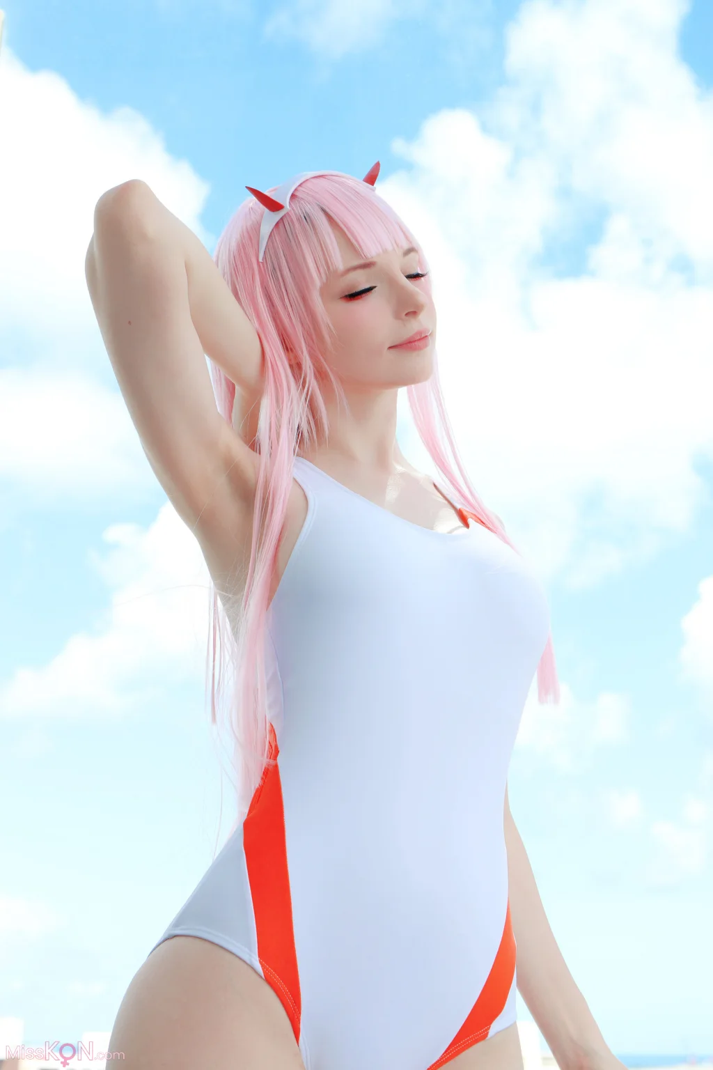 Coser@Peach milky: ZeroTwo (78 photos)