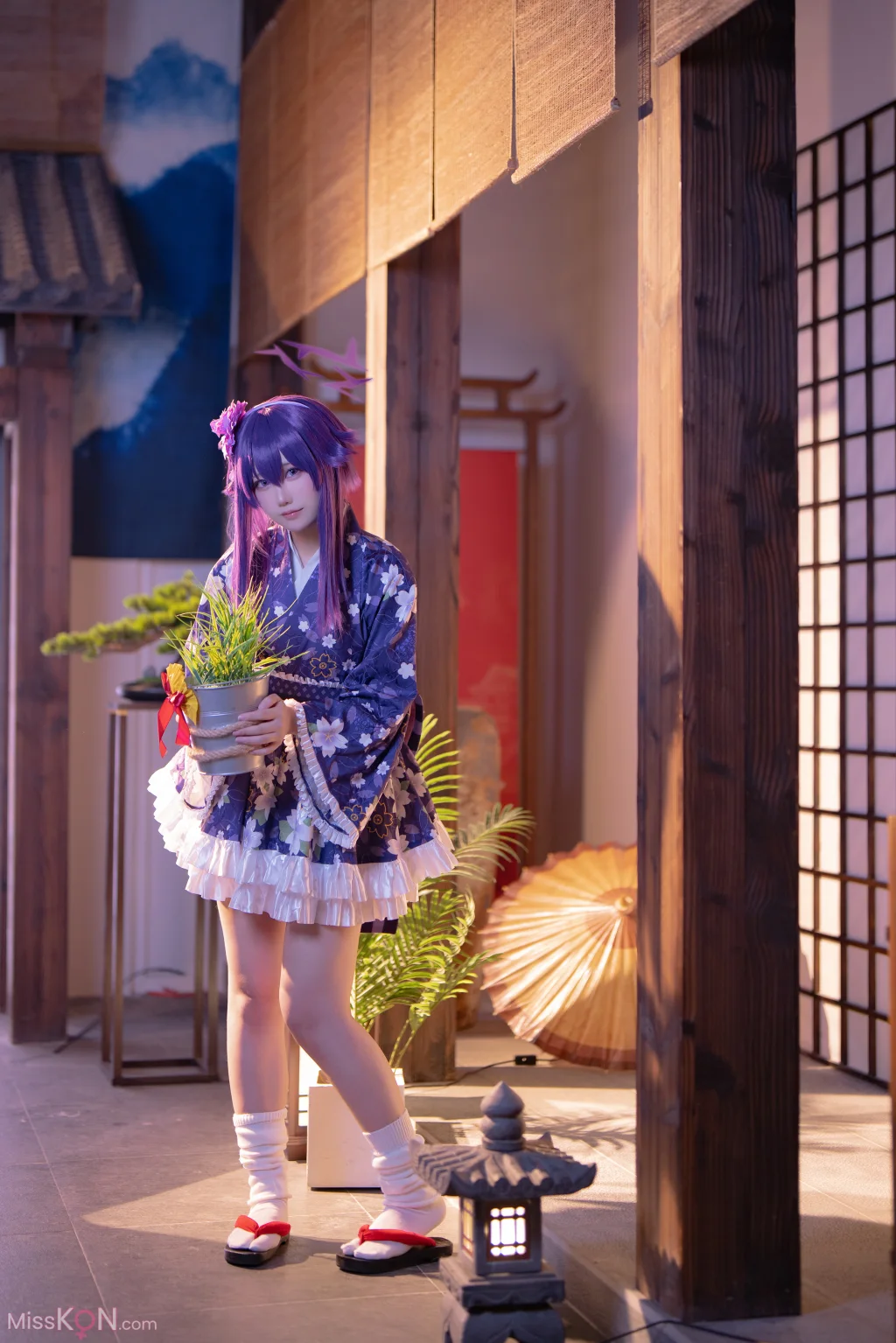Coser@lunananya: Blue Archive Igusa Haruka (New Year) (34 photos)