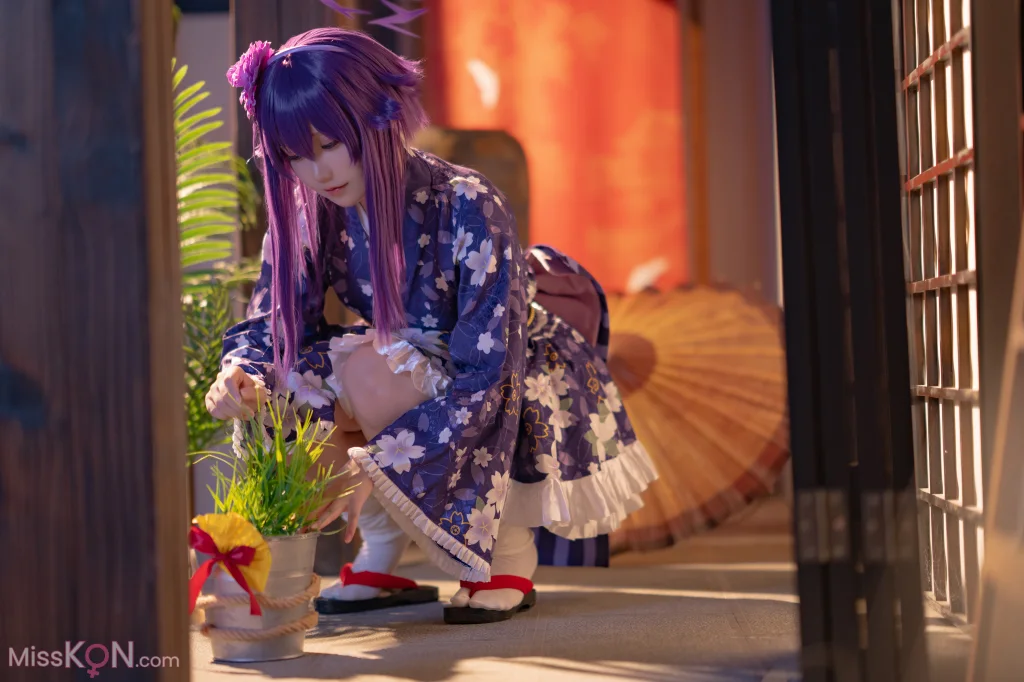 Coser@lunananya: Blue Archive Igusa Haruka (New Year) (34 photos)