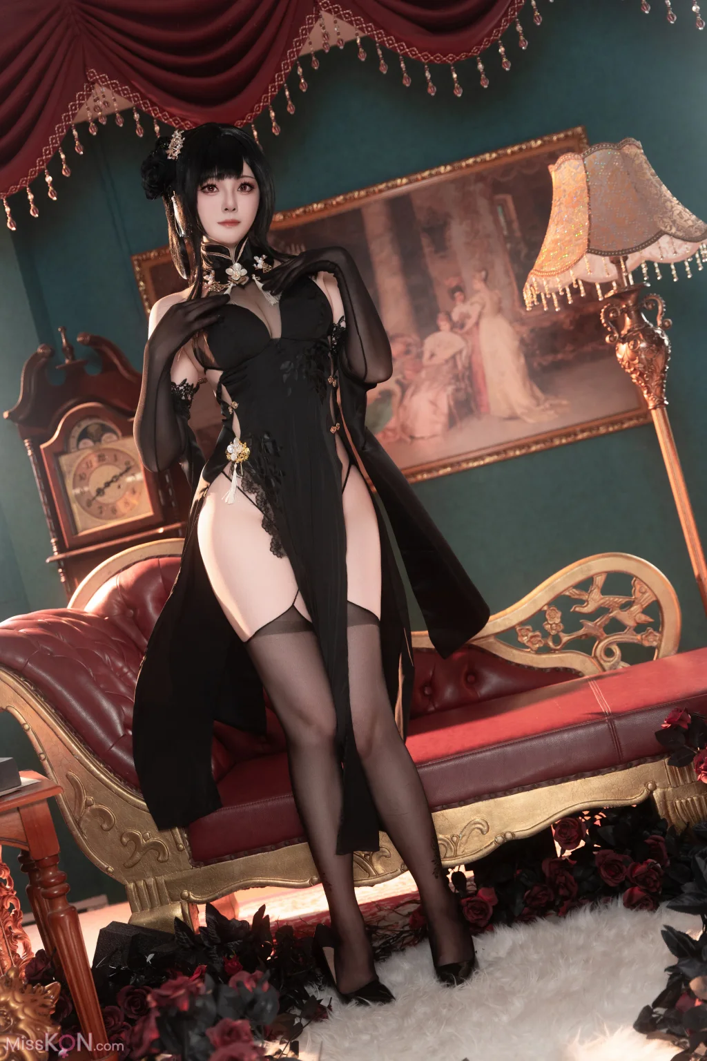 Coser@Natsuko夏夏子: 碧蓝航线镇海旗袍 (76 photos)