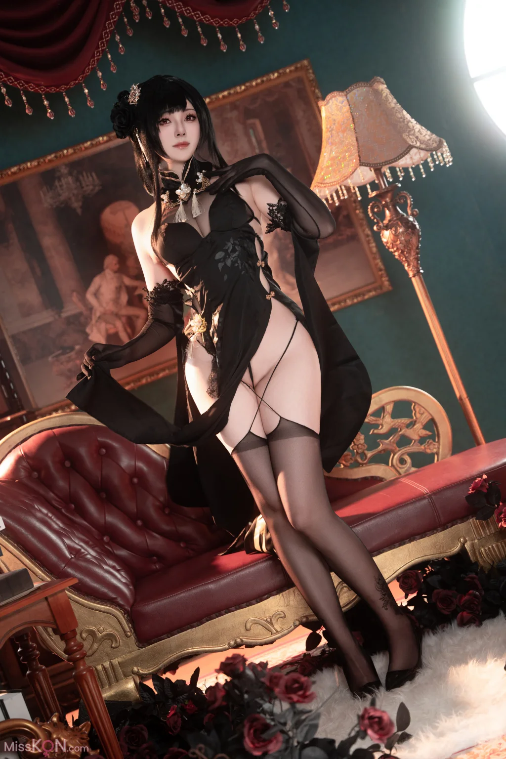 Coser@Natsuko夏夏子: 碧蓝航线镇海旗袍 (76 photos)
