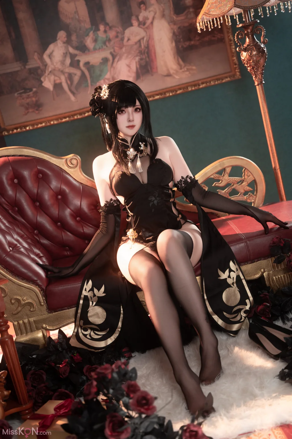 Coser@Natsuko夏夏子: 碧蓝航线镇海旗袍 (76 photos)