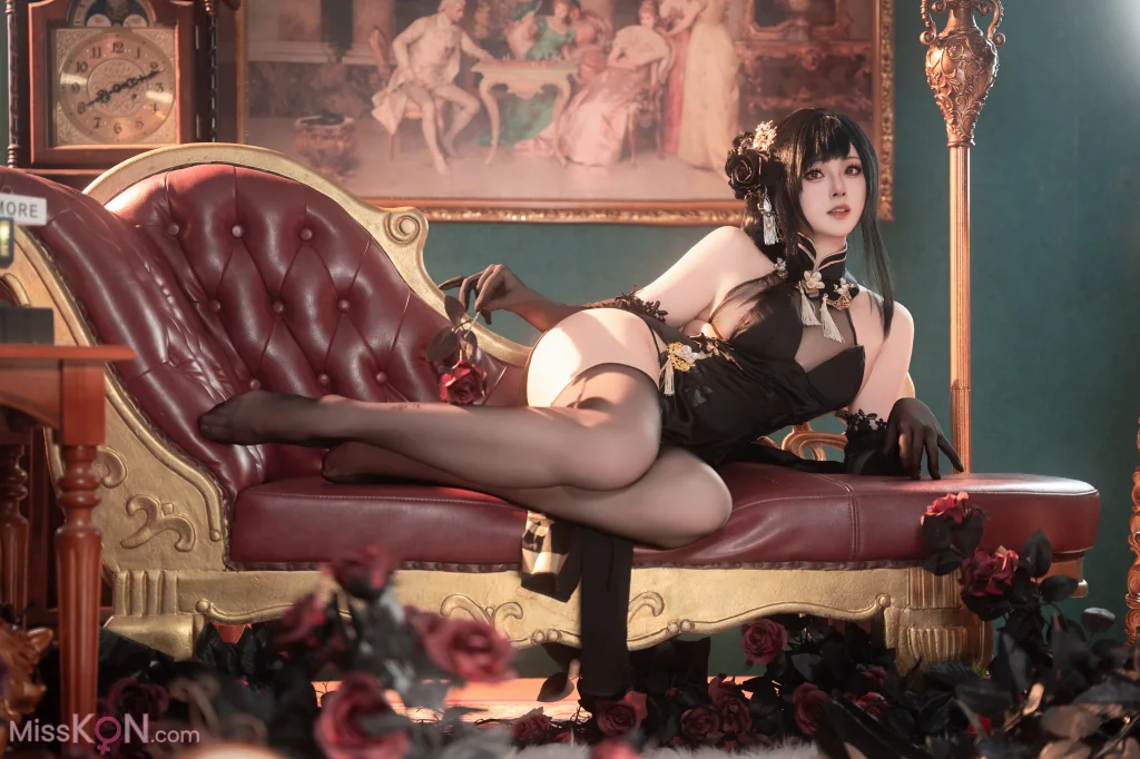 Coser@Natsuko夏夏子: 碧蓝航线镇海旗袍 (76 photos)