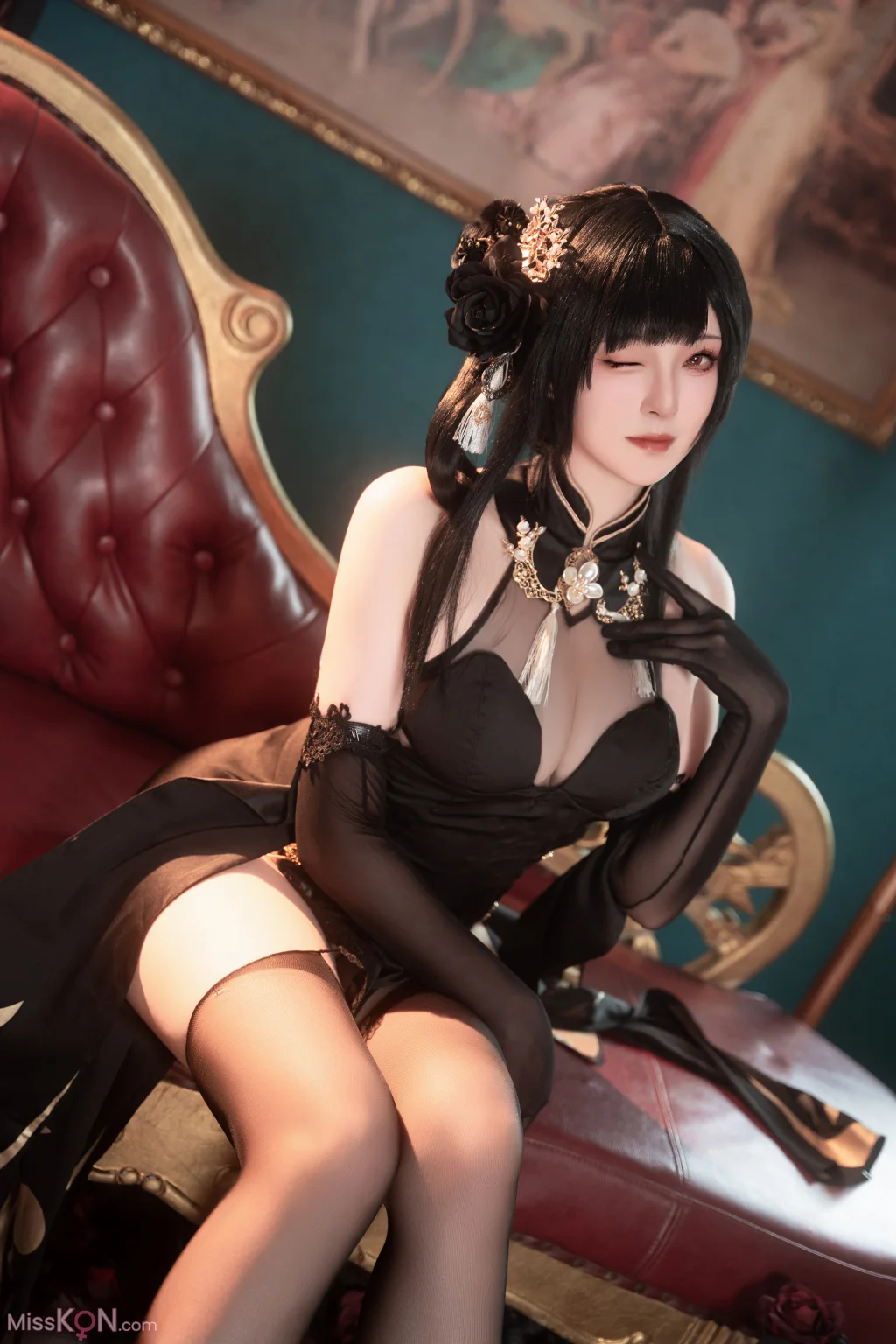 Coser@Natsuko夏夏子: 碧蓝航线镇海旗袍 (76 photos) – Page 2