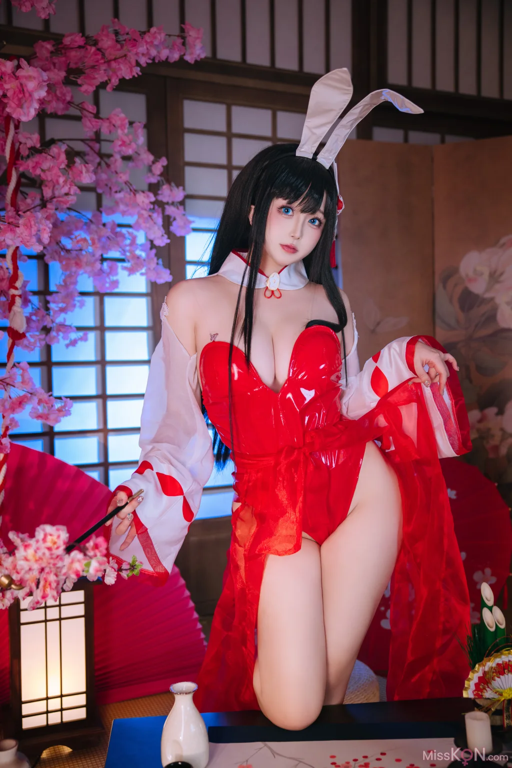 Coser@日奈娇: 碧蓝航线-大山兔女郎 (46 photos)