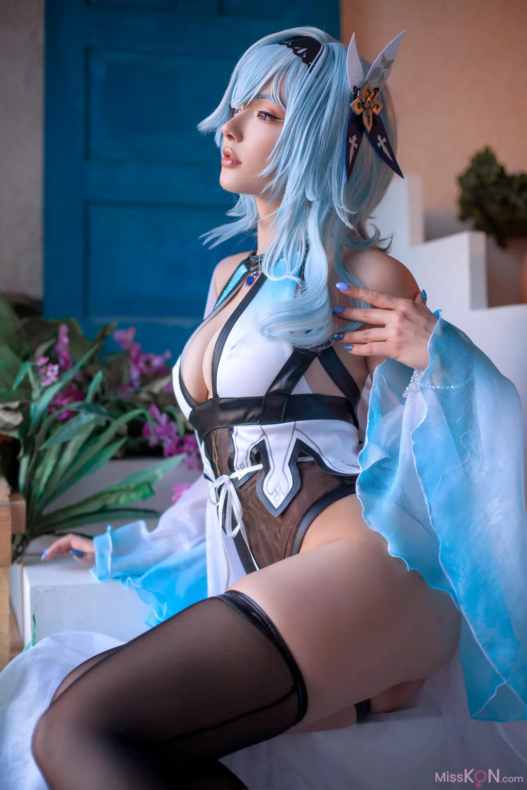 Coser@Misaki Sai: Eula Swimsuit (18 photos)