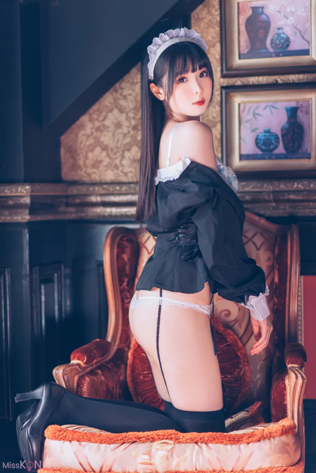 Coser@霜月shimo: 女僕圖鑑 Shimo’s Maid Collection (136 photos) – Page 4