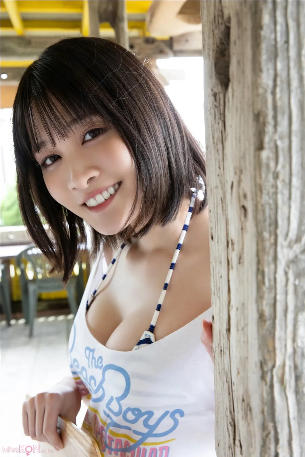 [JP] 五十嵐早香: FRIDAYデジタル写真集  Ｆカップあるんですッ！Vol.1 海の家の可愛すぎるアルバイト編 (86 photos)