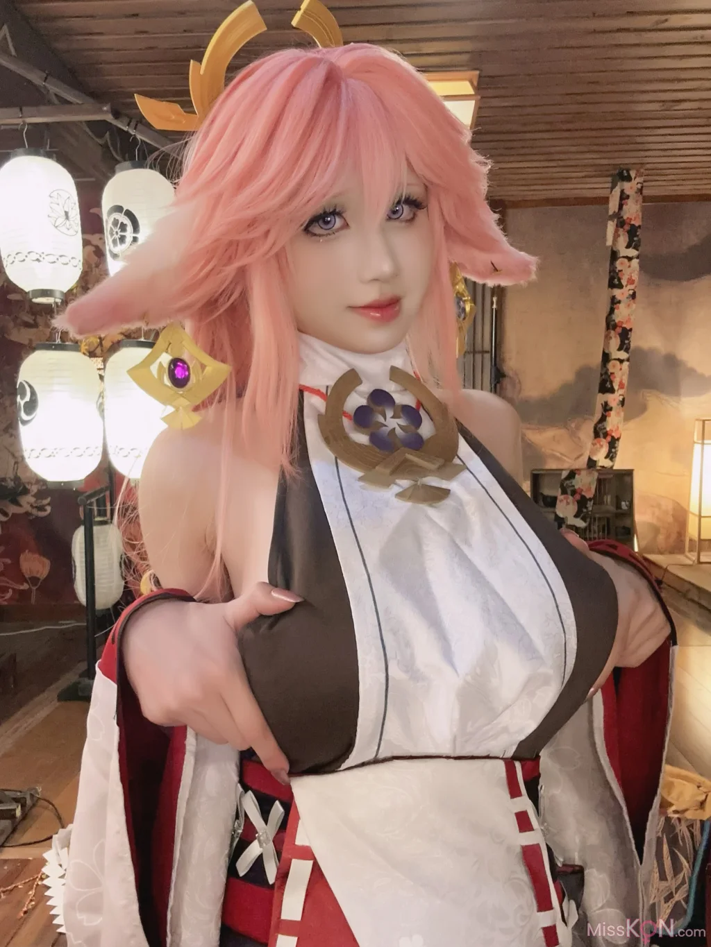 Coser@九曲Jean: 八重神子 (89 photos)