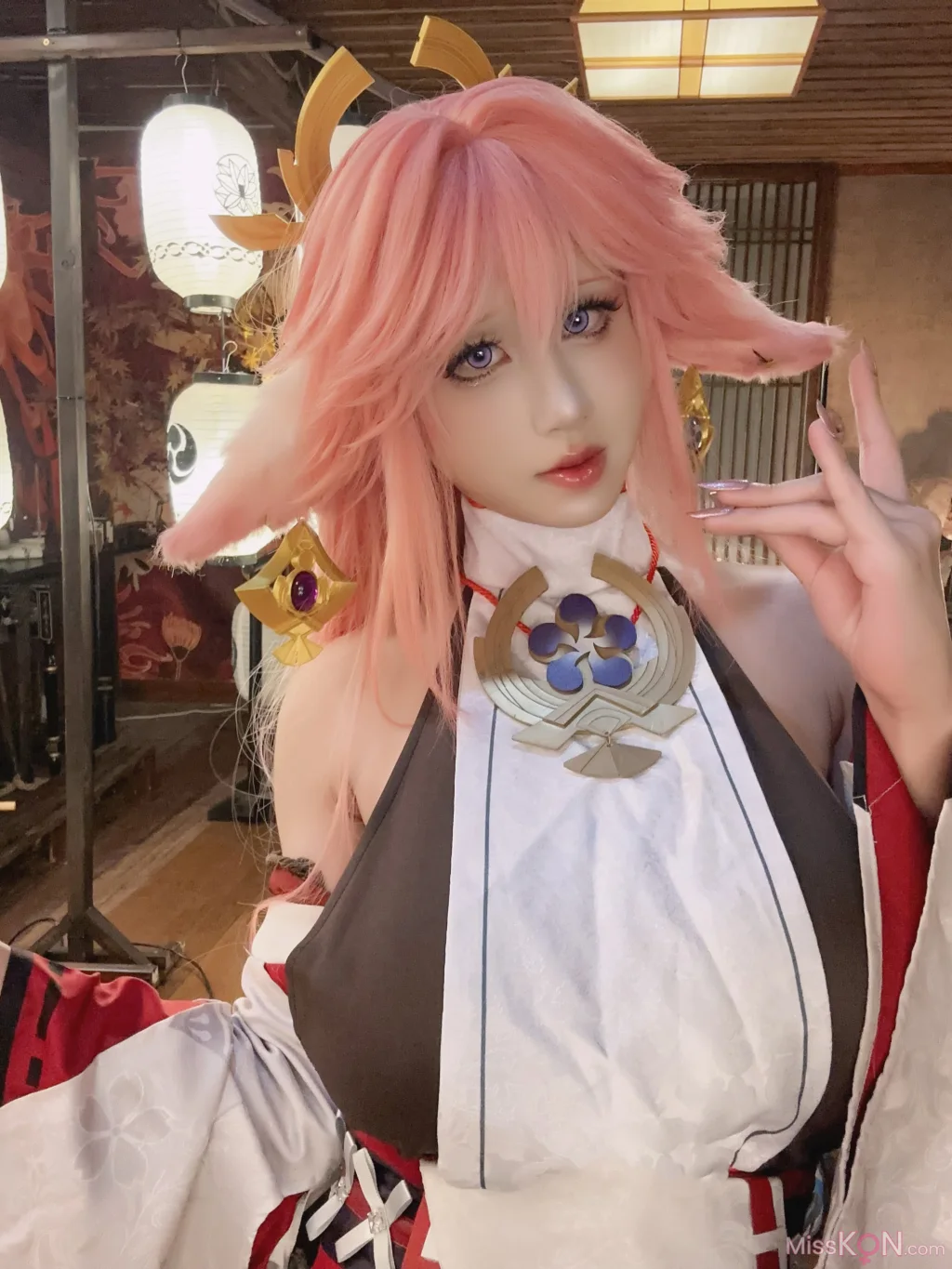 Coser@九曲Jean: 八重神子 (89 photos)