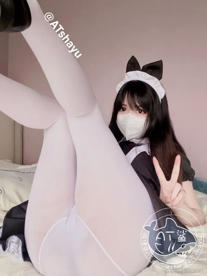 Coser@AT鲨: 限时真空白丝女仆 (30 photos) – Page 2