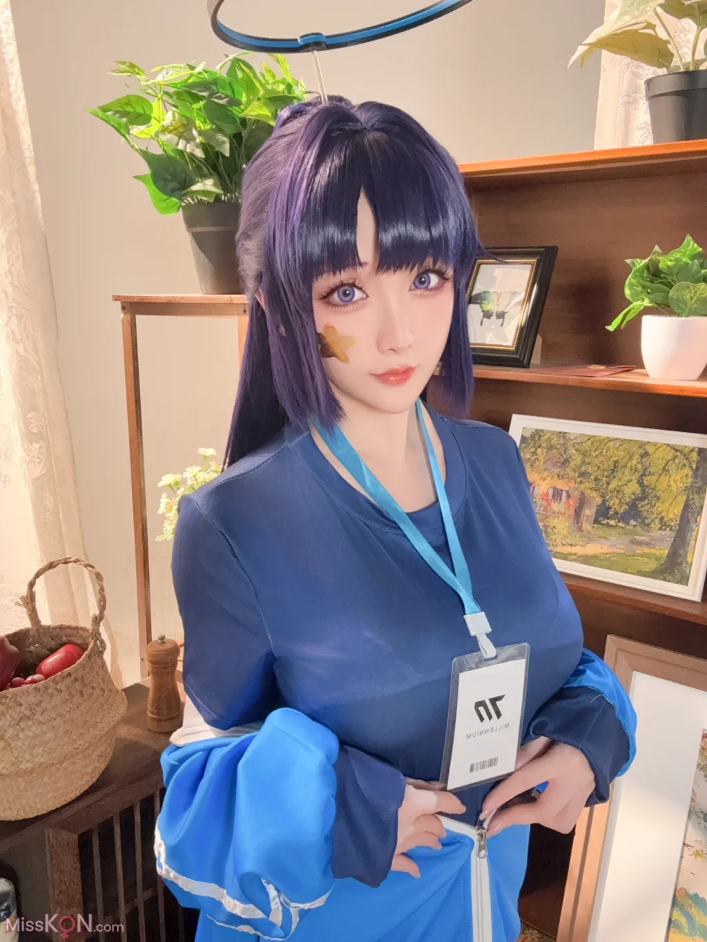 Coser@星之迟迟Hoshilily: 蔚蓝档案-早濑优香体操服 (69 photos + 1 video)