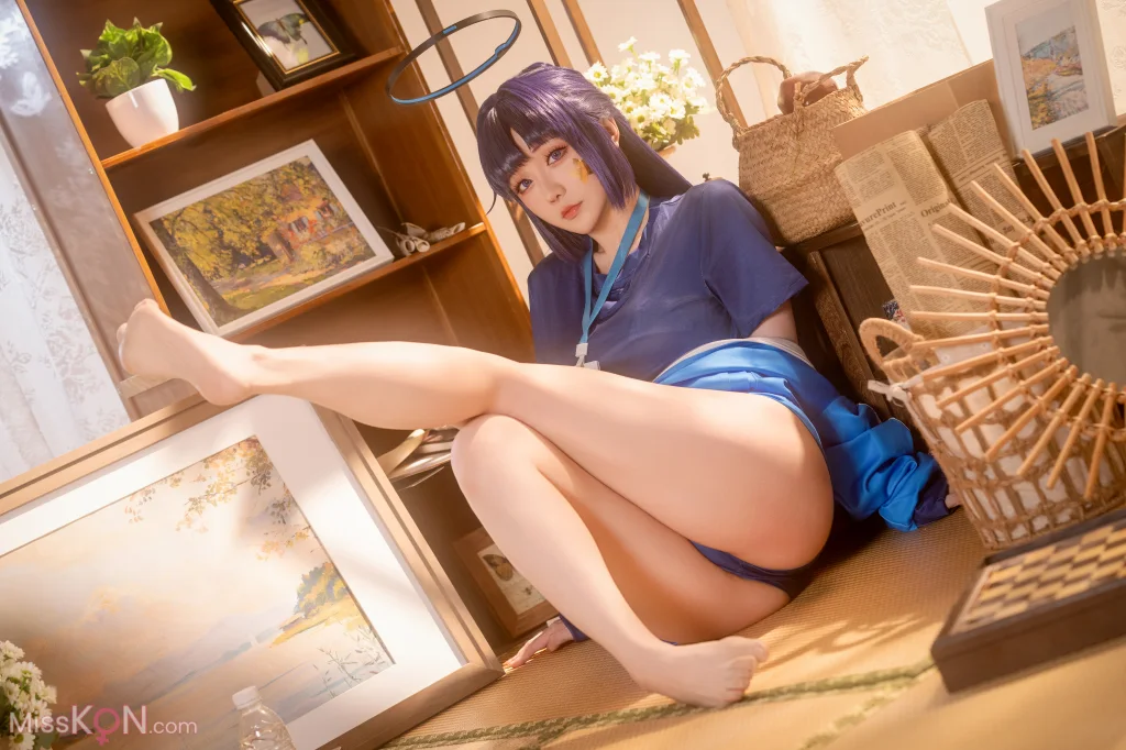 Coser@星之迟迟Hoshilily: 蔚蓝档案-早濑优香体操服 (69 photos + 1 video) – Page 2