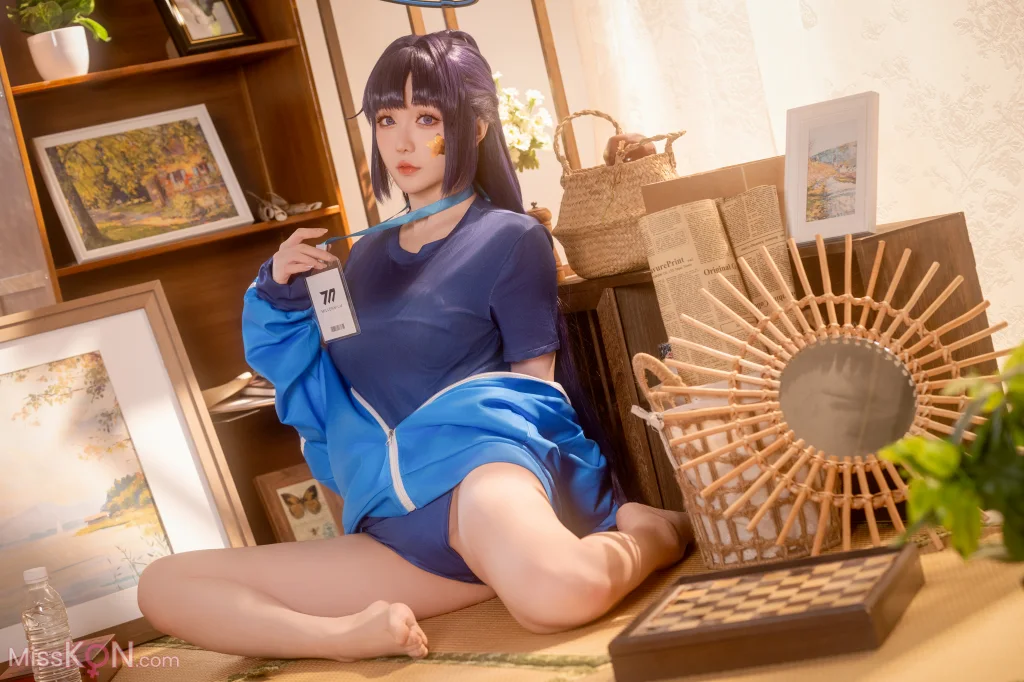 Coser@星之迟迟Hoshilily: 蔚蓝档案-早濑优香体操服 (69 photos + 1 video) – Page 2
