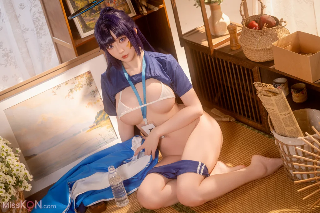 Coser@星之迟迟Hoshilily: 蔚蓝档案-早濑优香体操服 (69 photos + 1 video) – Page 3