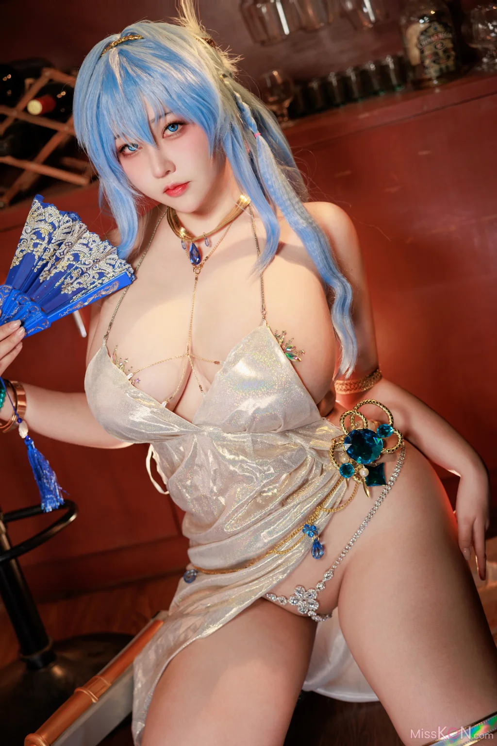 Coser@KANEKO_咔喵: NIKKE-海伦晚礼服 水晶乳贴 (75 photos) – Page 4