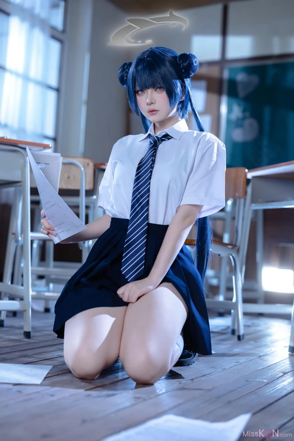 Coser@屿鱼: 蔚蓝档案 妃咲JK (61 photos)